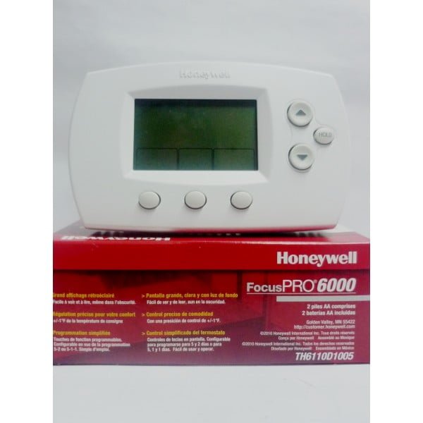 Termostato Digital Programable PRO 6000 Honeywell - Imagen 2