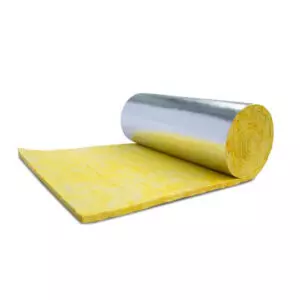 Lana De Vidrio Con Foil De Aluminio De 1.5" X 1.2m X 30m RF3075