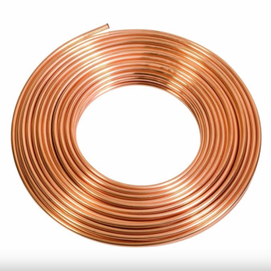 tuberias de cobre 3/8" x 0.60 x 15mt
