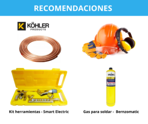 Recomendaciones Tubos de cobre