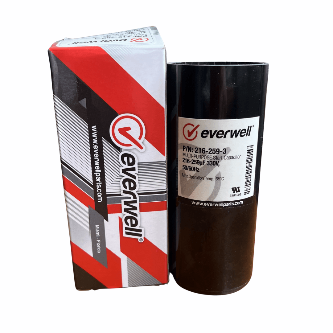 Capacitor de Arranque 216-259µF x 330 V - EVERWELL - Imagen 3